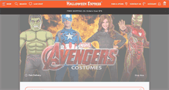 Desktop Screenshot of halloweenexpress.com